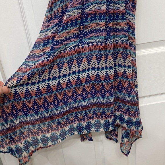 Lily Rose Asymmetrical Hem Spaghetti Strap Dress Juniors Small - Picture 3 of 6